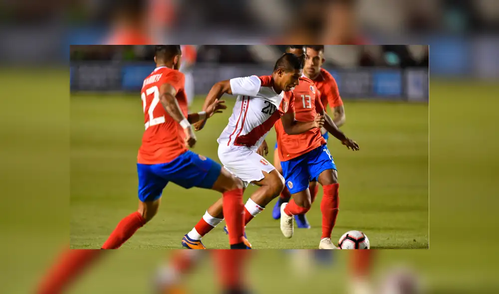Perú venció 1-0 a Costa Rica en su primer amistoso previo a la Copa América