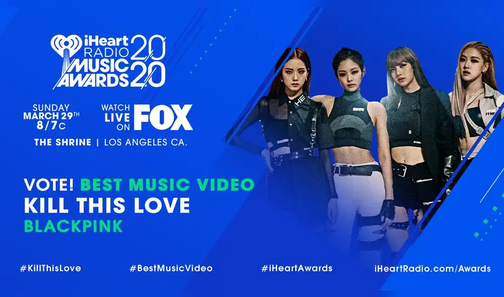 Las chicas de BLACKPINK son nominadas a los iHeartRadio Music Awards 2020