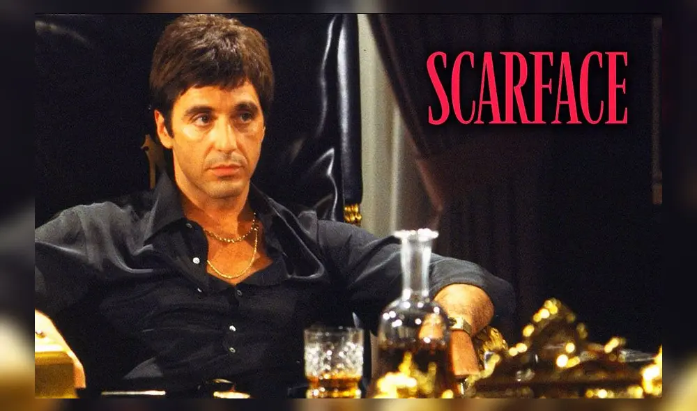 Al Pacino es recordado por intepretar a Scarface en 1983. Créditos: Universal Pictures.