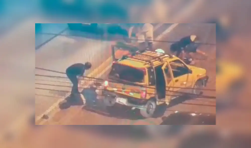 Santa Anita: Taxista atropella a tres personas y se da a la fuga [VIDEO]