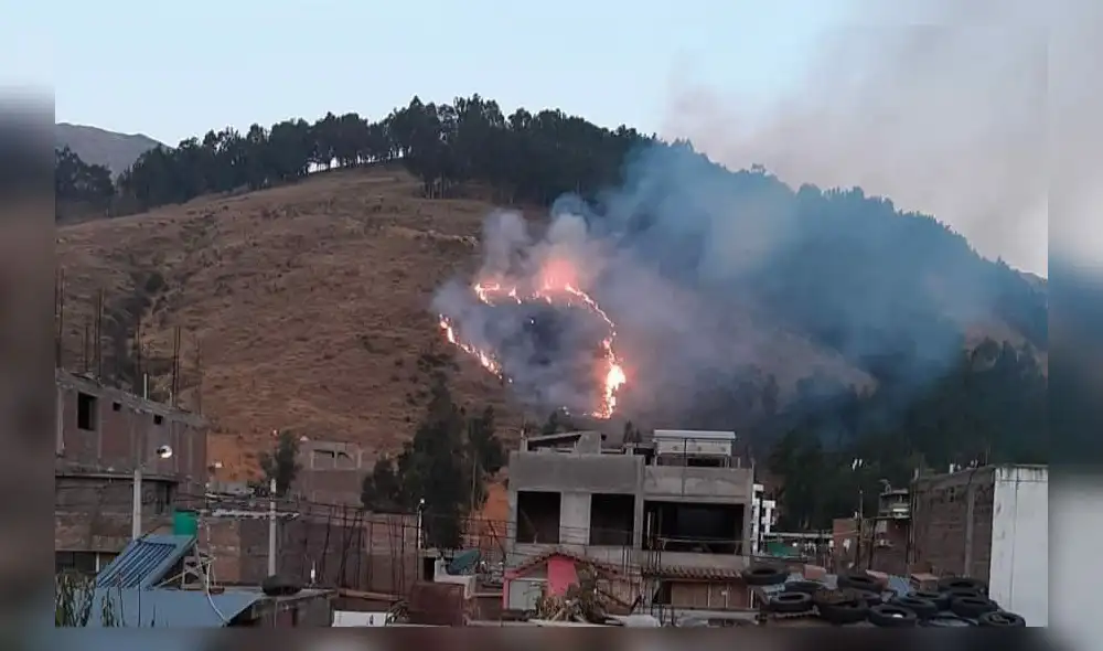 Huancayo incendio corazón Huancayo incendio corazón