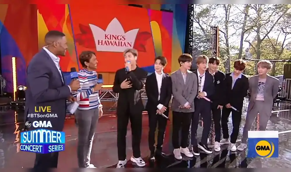 BTS paraliza el Central Park con espectacular show en Good Morning America