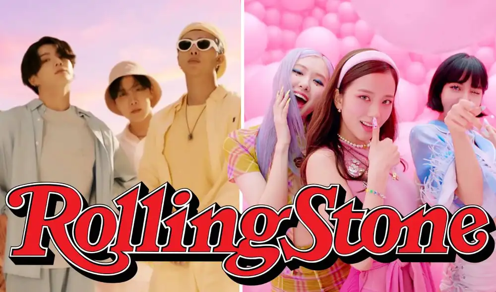 BTS y BLACKPINK son los únicos actos coreanos en listado de Rolling Stone. Foto: composición La República / Big Hit / YG / RS