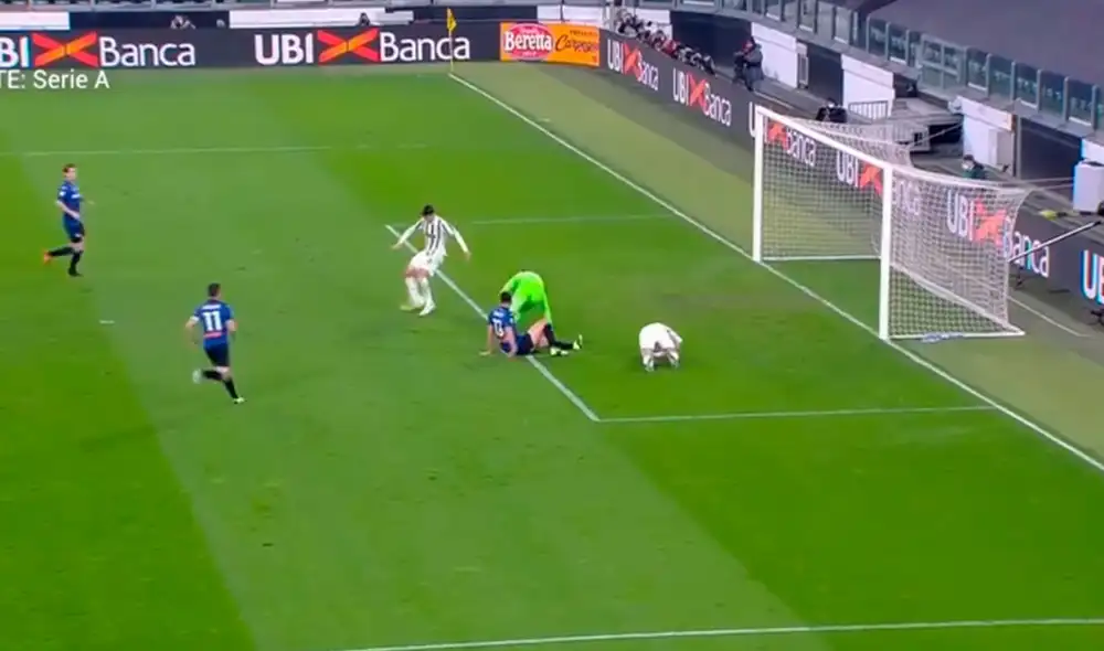 Juventus igualó 1-1 ante Atalanta por la fecha 12 de la Serie A italiana. Foto: captura