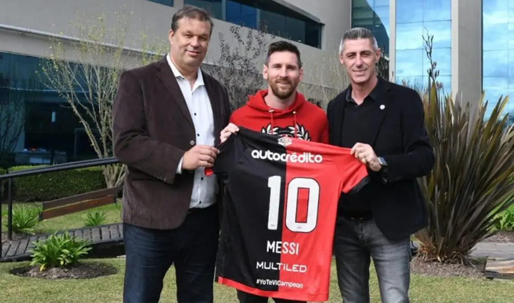 Messi ha declarado en varias oportunidades que su deseo es retirarse en el cuadro rojinegro. Foto: Newell's Old Boys.
