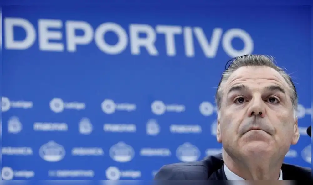 Fernando Vidal, presidente del Deportivo La Coruña. Foto: Marca.
