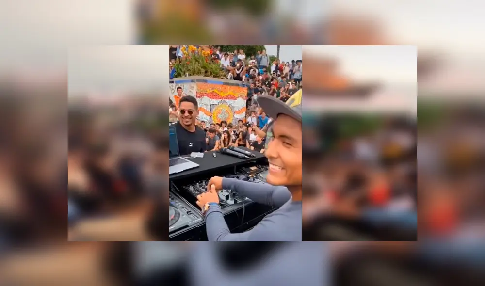 Video es viral en Facebook. Jóvenes peruanos protagonizaron una singular escena cantando a coro el popular tema de Karol G durante evento de freestyle en parque de Miraflores