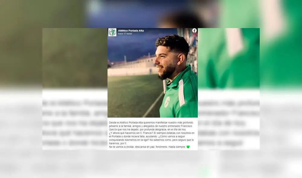 Muere por coronavirus joven entrenador de fútbol que fue diagnosticado con leucemia