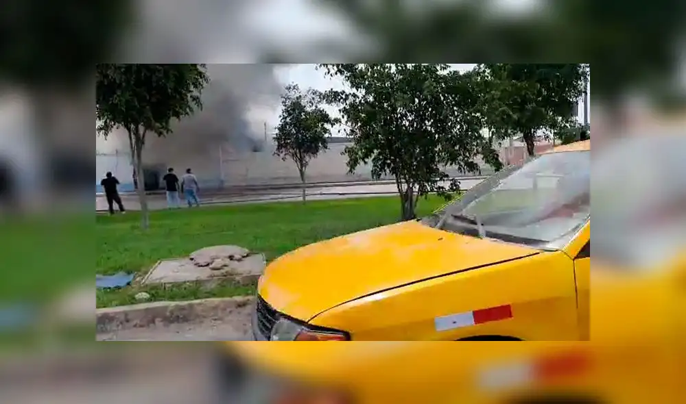 Reportan incendio en oficinas administrativas del Inpe. Créditos: Captura. Reportan incendio en oficinas administrativas del Inpe. Créditos: Captura.