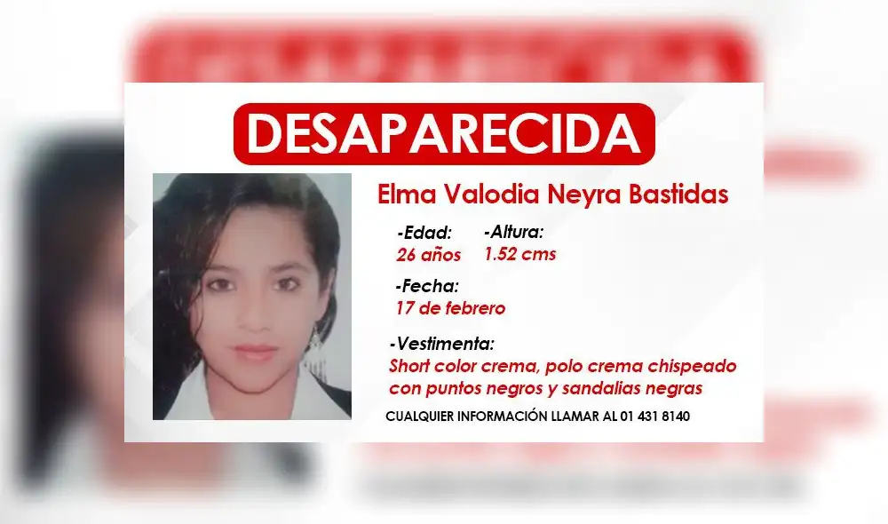 Buscan a joven que desapareció el 17 de febrero. Créditos: La República. Buscan a joven que desapareció el 17 de febrero. Créditos: La República.