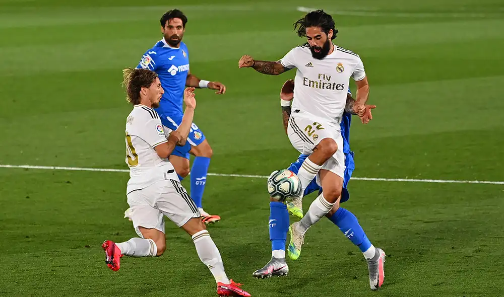 Sigue aquí EN VIVO ONLINE el partido Real Madrid vs. Getafe por la fecha 33 de LaLiga Santander. | Créditos: AFP
