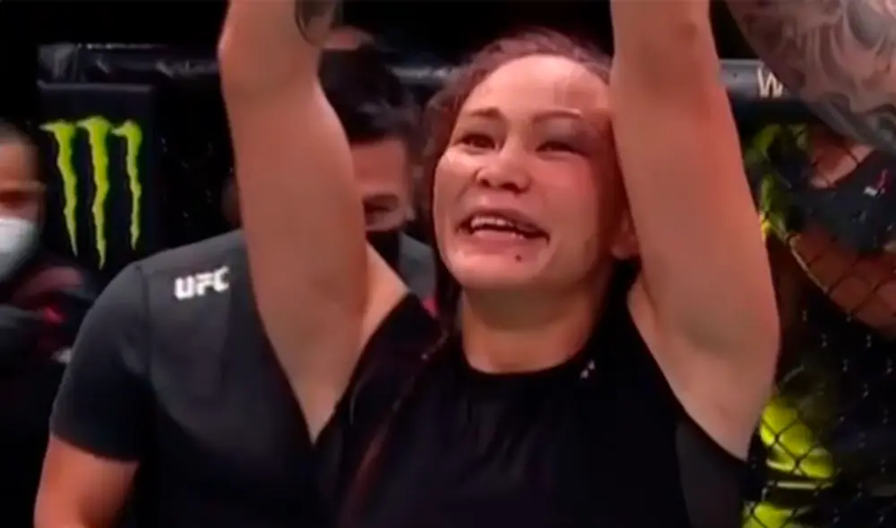 Tras decisión dividida, Waterson se llevó el triunfo ante Angela Hill. Captura: ESPN. Tras decisión dividida, Waterson se llevó el triunfo ante Angela Hill. Captura: ESPN.