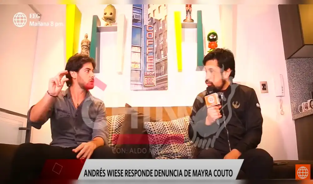 Andrés Wiese demandaría a Mayra Couto para demostrar su inocencia por denuncia de acoso sexual Andrés Wiese demandaría a Mayra Couto para demostrar su inocencia por denuncia de acoso sexual