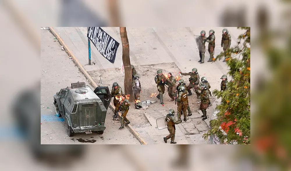 Chilenos vuelven a tomar la plaza Italia en Santiago
