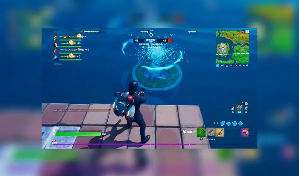 La propia cuenta de Fortnite informó que el evento alcanzó su capacidad máxima.