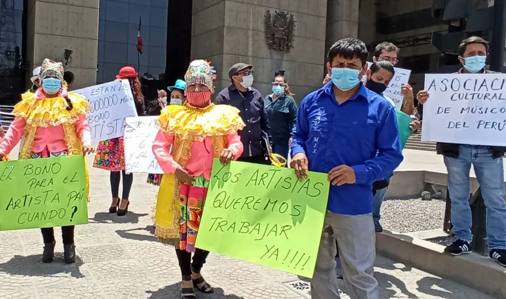Asociación de músicos reclama el bono del artista al Mincul | Créditos : Vanessa Trebejo URPI-GLR
