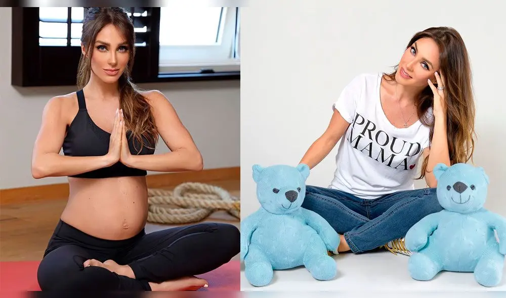 El hijo mayor de Anahí Puente conoce a su  hermanito Emiliano. Foto: Instagram