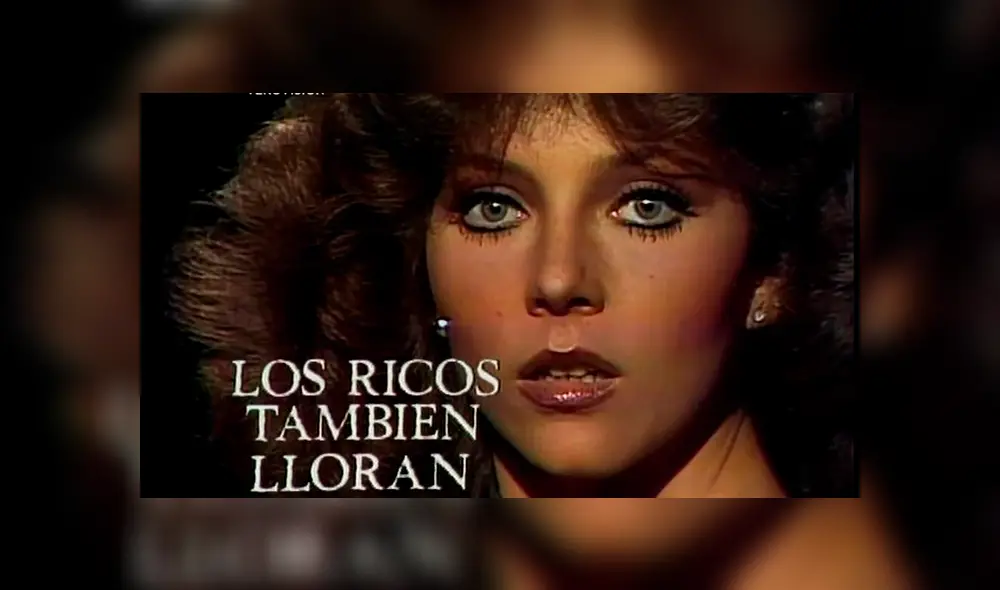 En 1979 alcanzó su primer protagónico con 'Los ricos también lloran'. (Foto: Televisa)
