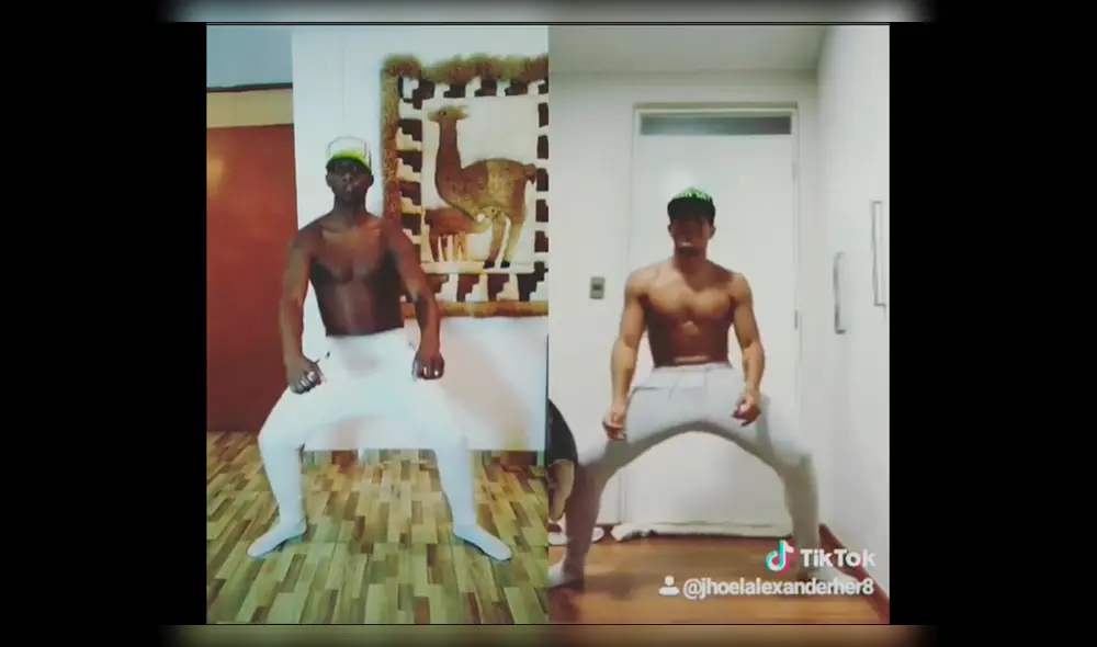 Jhoel Herrera y Marcio Valverde protagonizan divertido tiktok bailando el Tra tra de Don Chezina.