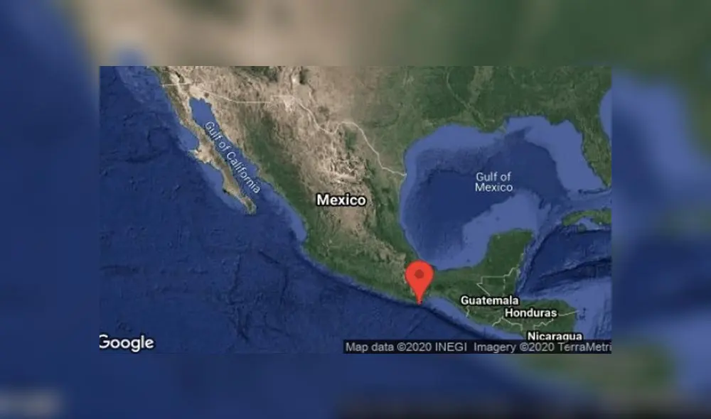 Terremoto en México | Ambas réplicas ocurrieron muy cerca de Crucecita, en el estado de Oaxaca. (Foto: Google)