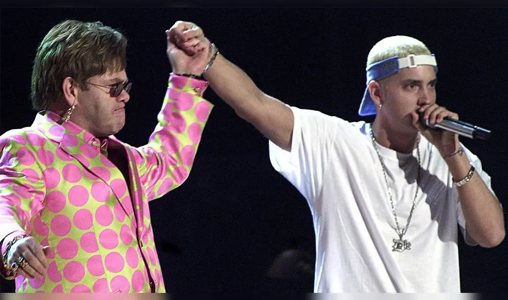 Elton John salvó la vida de Eminem tras consumir cuatro bolsas de heroína Elton John salvó la vida de Eminem tras consumir cuatro bolsas de heroína