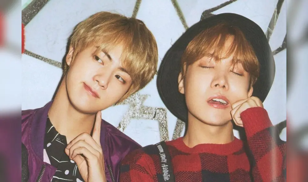 Jin y J-Hope se volvieron tendencia mundial en Twitter por cantar un tema en español.