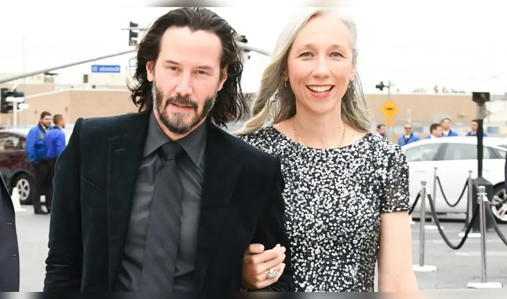 Keanu Reeves y Alexandra Grant