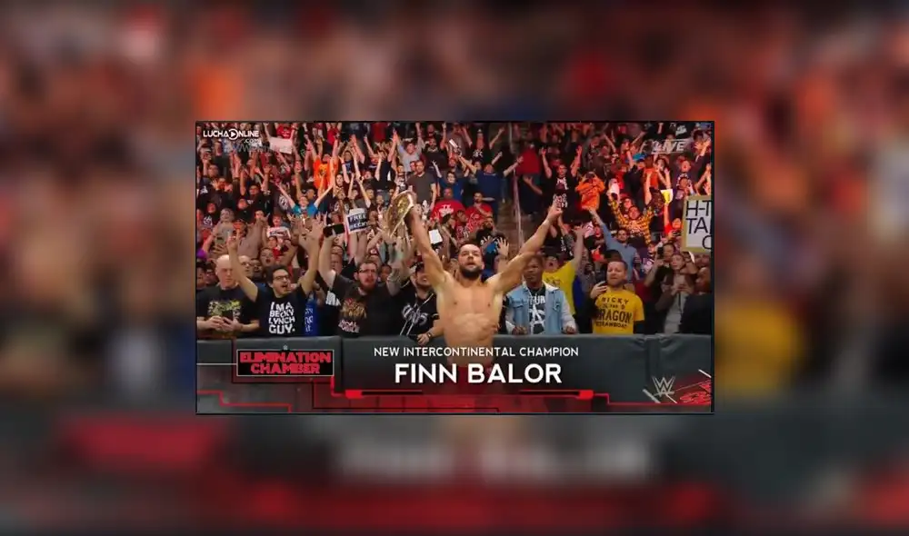 WWE Elimination Chamber: Finn Balor captura el campeonato intercontinental [VIDEO]