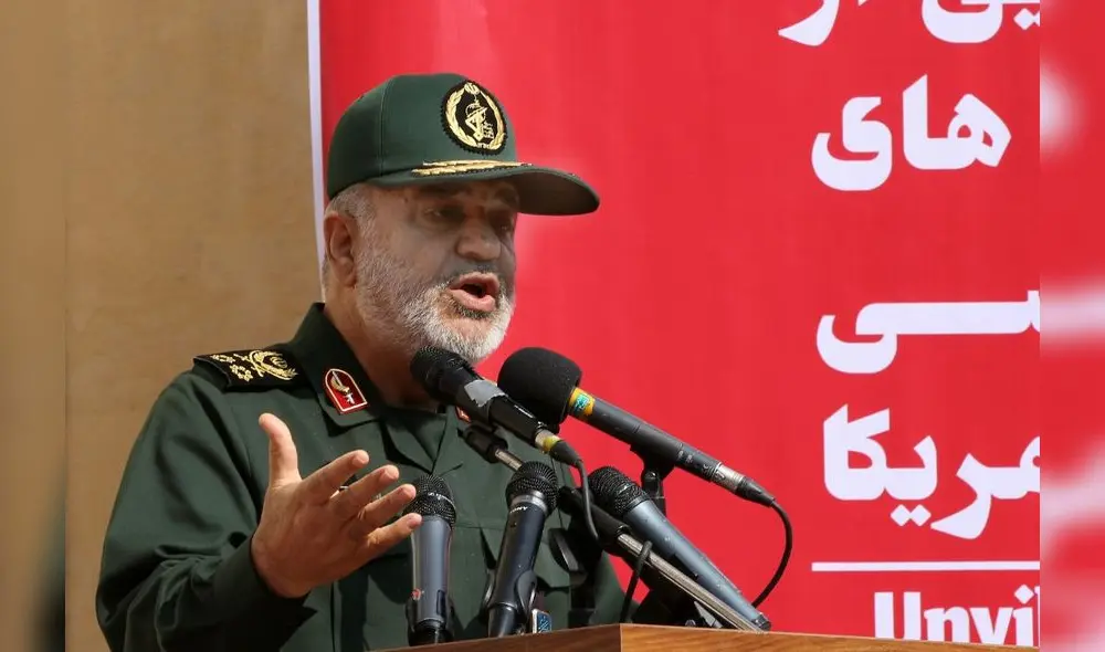 Salami, líder de los Guardianes de la Revolución, el ejército ideológico de Irán. Foto: AFP. Salami, líder de los Guardianes de la Revolución, el ejército ideológico de Irán. Foto: AFP.