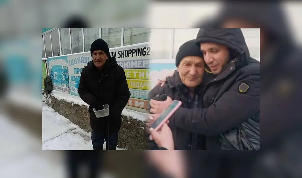 El anciano recibió 16 000 dólares de donativos.