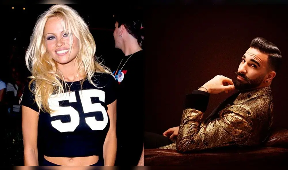 Pamela Anderson y Adil Rami