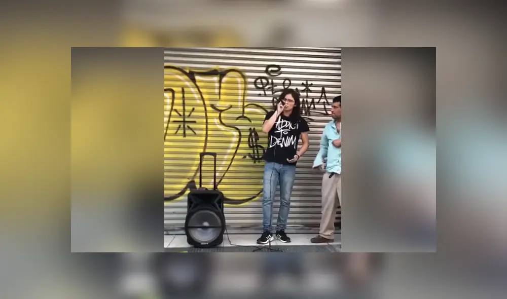 Un joven decidió cantar en la calle un tema de Pearl Jam, imitando a la perfección la voz del vocalista. Foto: Facebook Un joven decidió cantar en la calle un tema de Pearl Jam, imitando a la perfección la voz del vocalista. Foto: Facebook