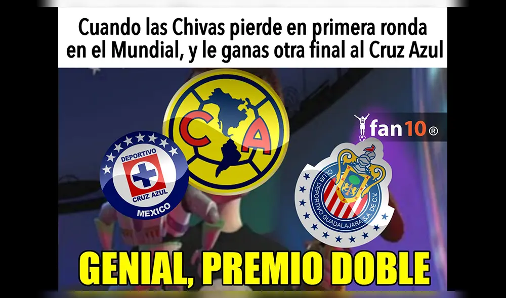 América campeonó el Apertura Liga MX y los memes se burlan de Cruz Azul