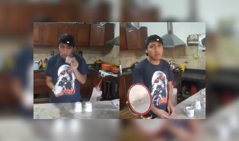 Desliza las imágenes para ver más fotos de la divertida escena entre un joven y su madre. Desliza las imágenes para ver más fotos de la divertida escena entre un joven y su madre.