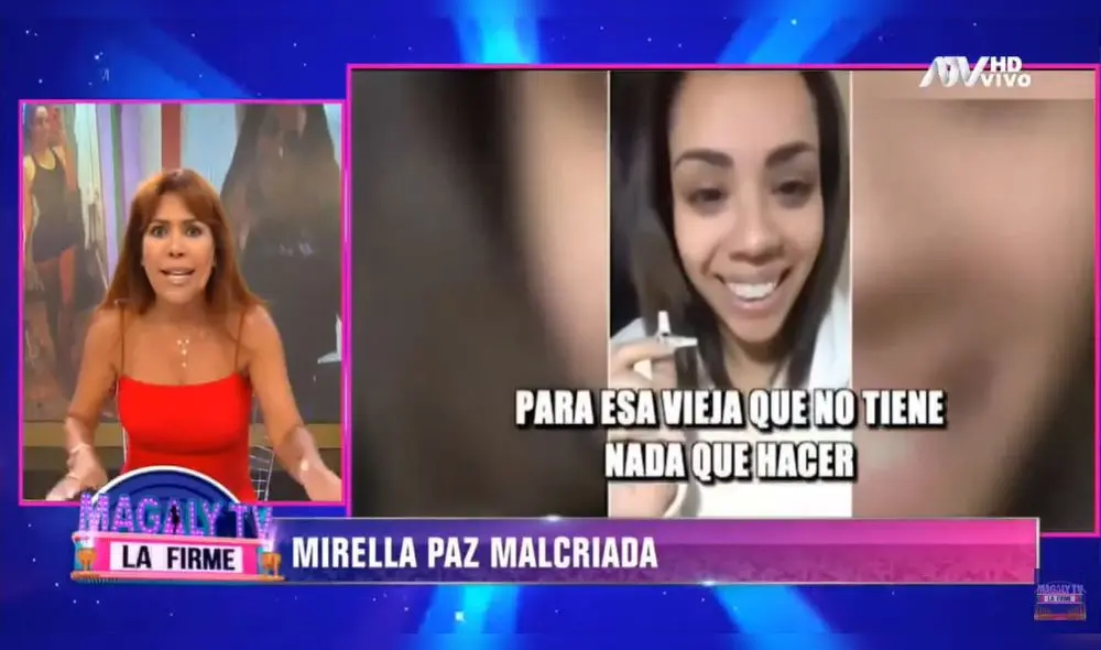 Magaly Medina y Mirella Paz Magaly Medina y Mirella Paz