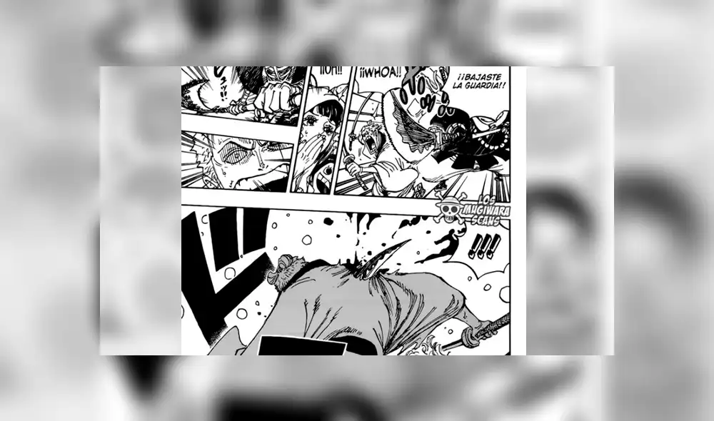 One Piece manga 937: ¡Zoro vs Gyukimaru y Kamazu! El espadachín en problemas