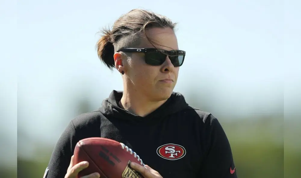Durante su carrera como jugadora de fútbol americano, Katie Sowers perteneció al WFA. (Foto: La Nación) Durante su carrera como jugadora de fútbol americano, Katie Sowers perteneció al WFA. (Foto: La Nación)