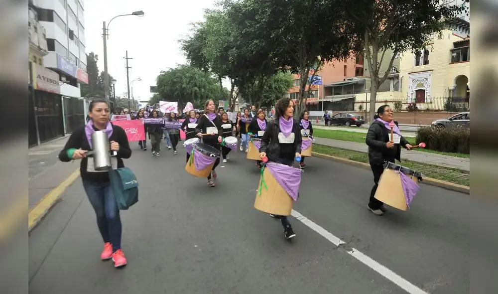 Marcha a un año de la muerte de Eyvi Ágreda [FOTO]