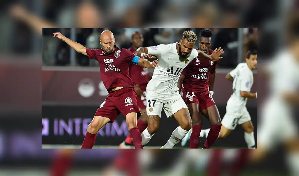 El partido entre Metz y París Saint Germain se vio opacado por un lamentable suceso en las tribunas.