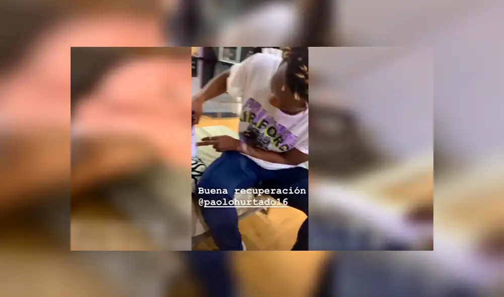 Selección peruana: André Carrillo visita a Paolo Hurtado y le deja emotivo mensaje [VIDEO]