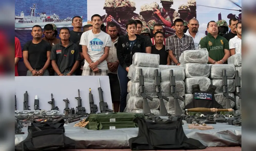 En el 2011, la Marina de México presentó a 36 presuntos miembros del Cártel del Golfo, por lo que se creía que la banda se iba a disolver. (Foto: Guillermo Perea)