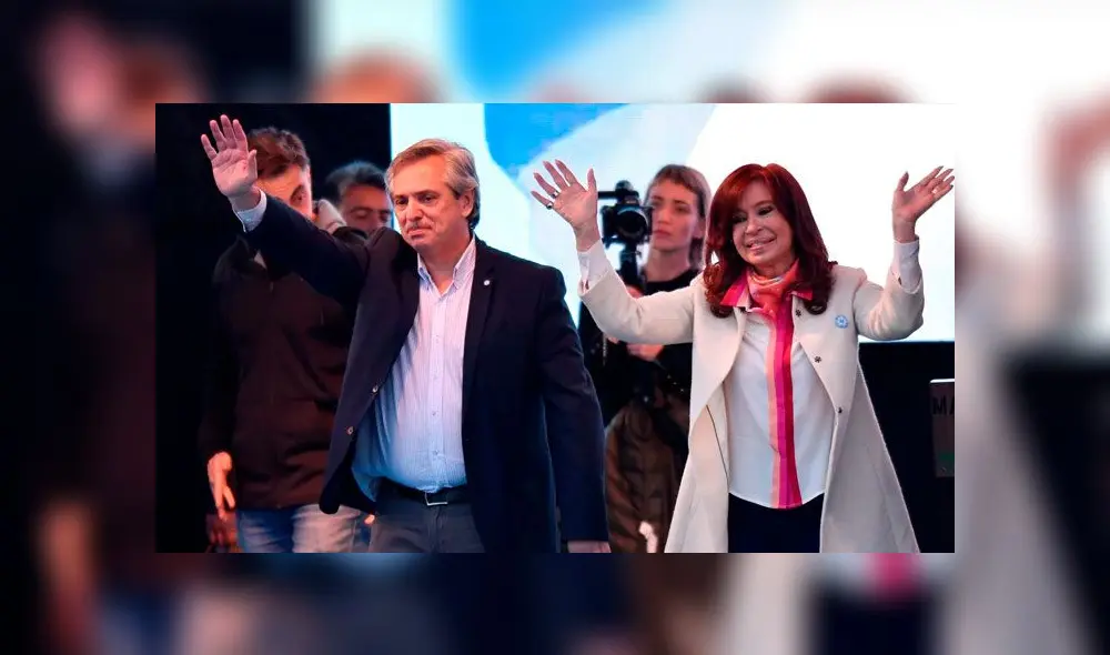 Alberto Fernández postula a la presidencia y Cristina Kirchner a la vicepresidencia. Foto: TN