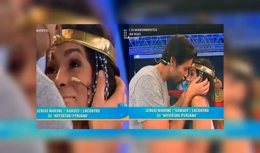 ‘Ramsés’ y Johany Vegas protagonizaron escena romántica, pero pasó lo inesperado [VIDEO]