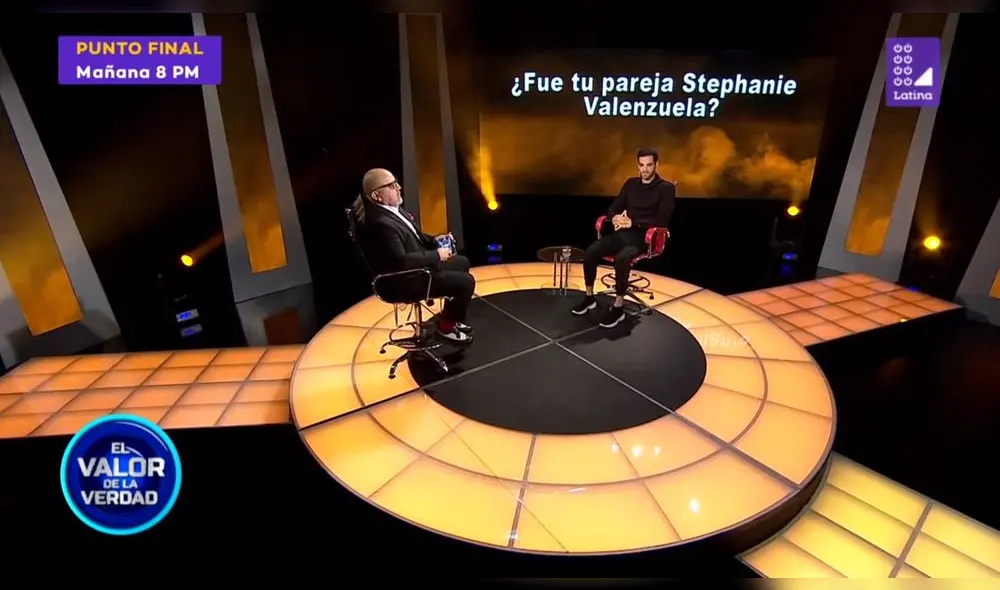 Guty Carrera se confesó en el sillón rojo de "El valor de la verdad". Foto: Captura Latina.