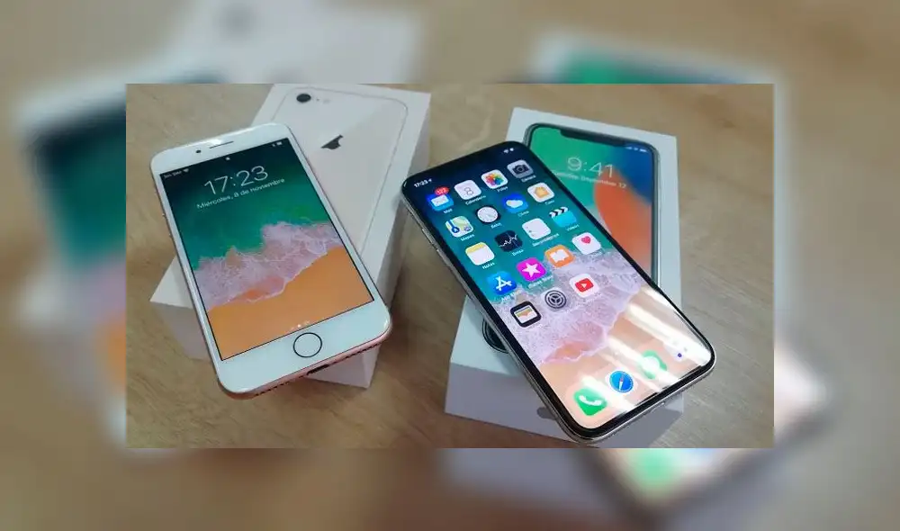 Cara a cara entre el iPhone 8 y el iPhone X: conoce sus principales características [VIDEO]