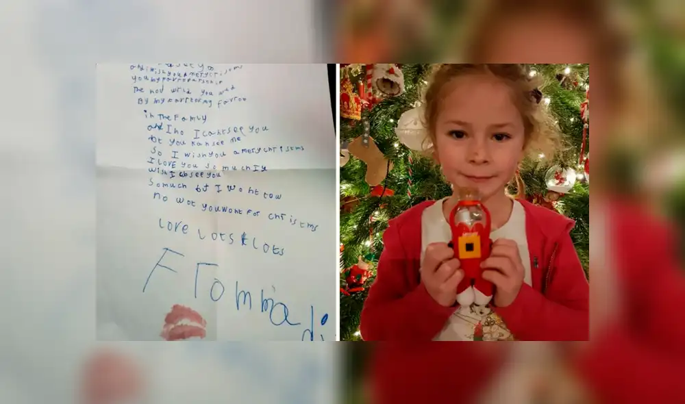 Niña le escribió una carta de Navidad a su padre muerto y correo le da sorpresiva respuesta Niña le escribió una carta de Navidad a su padre muerto y correo le da sorpresiva respuesta