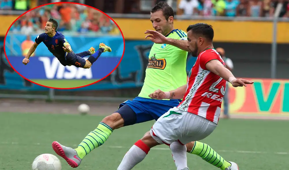 Daniel Peredo narró el golazo que le hizo Juan Pablo Vergara a Sporting Cristal en el año 2015. | Foto: GLR / AFP Daniel Peredo narró el golazo que le hizo Juan Pablo Vergara a Sporting Cristal en el año 2015. | Foto: GLR / AFP