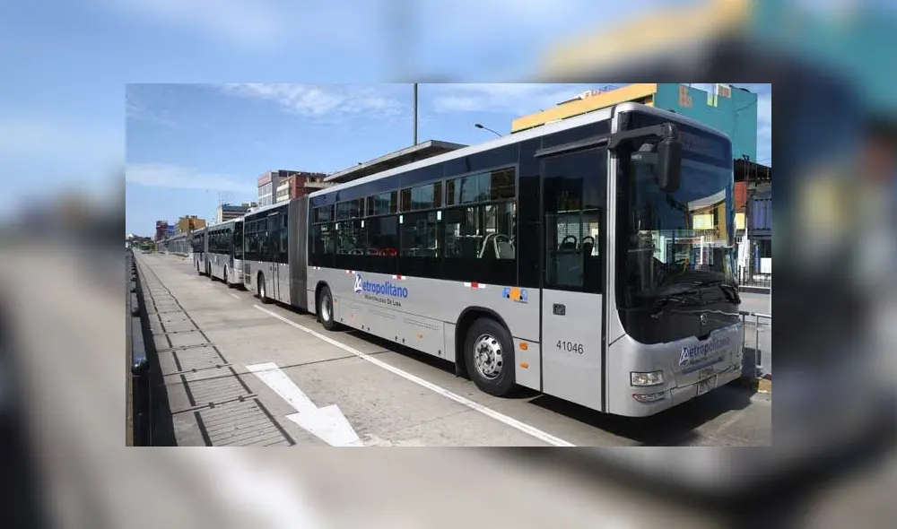 Servicio de Metropolitano corre riesgo. Foto: Andina.