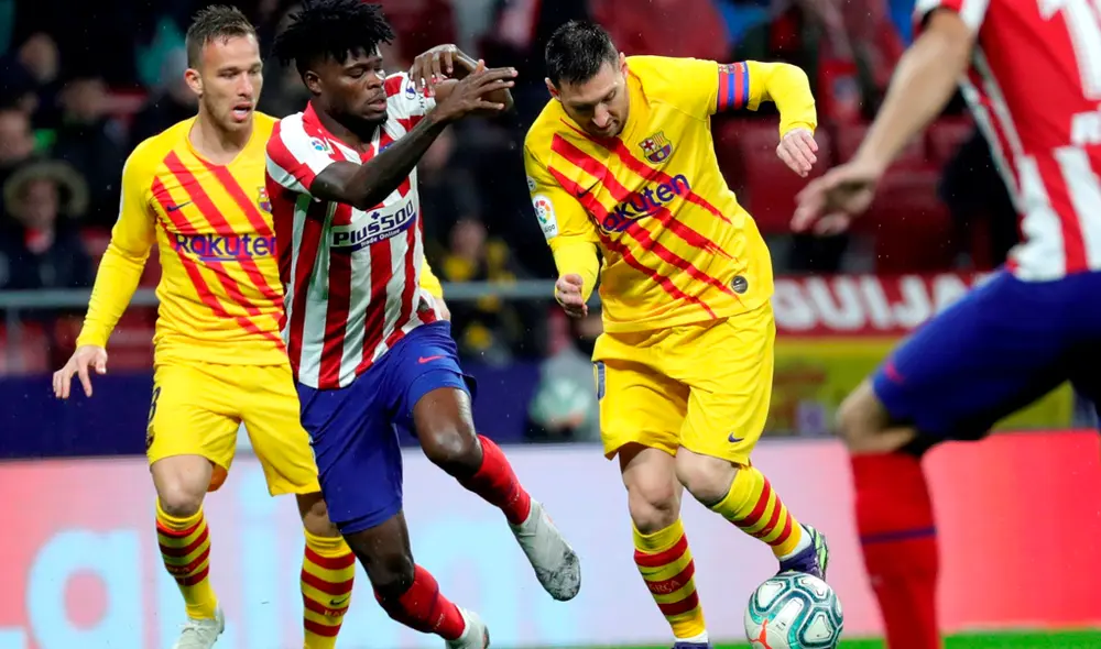 Barcelona vs.Atlético de Madrid en la Liga Santander. Barcelona vs.Atlético de Madrid en la Liga Santander.