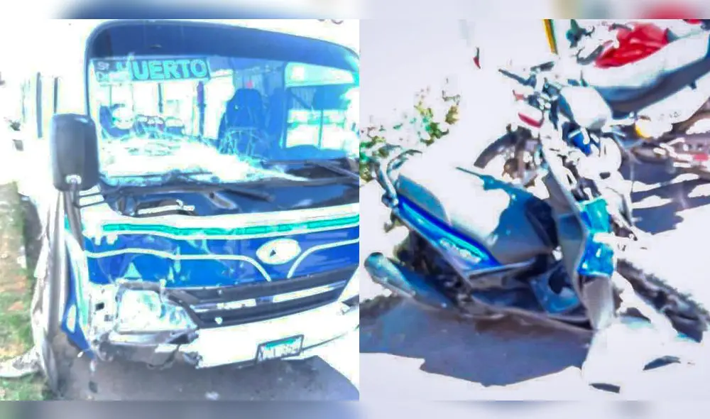 Dos turistas mueren en Cusco tras violento choque entre bus y motocicleta Dos turistas mueren en Cusco tras violento choque entre bus y motocicleta